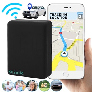 ใหม่ เครื่องติดตามตําแหน่ง GPS A8 ขนาดเล็ก แบบพกพา ป้องกันการสูญหาย ป้องกันการโจรกรรม สําหรับครอบครัว เด็ก