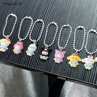 SANRIO Fengyun พวงกุญแจเรซิ่น จี้การ์ตูนสุนัข Kuromi My Melody Cinnamon น่ารัก สําหรับห้อยกระเป๋า