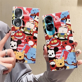 พร้อมส่ง ใหม่ เคสโทรศัพท์มือถือ ซิลิโคนนิ่ม ใส บางมาก กันกระแทก ลายการ์ตูนน่ารัก แฟชั่น สําหรับ Honor90 Honor 70 90 Lite 5G 2023 Honor 90 Lite