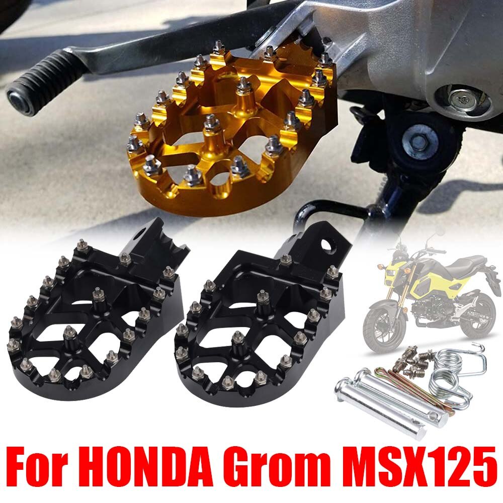 ที่พักเท้า อุปกรณ์เสริม สําหรับรถจักรยานยนต์วิบาก HONDA Grom MSX125 MSX125SF MSX 125 SF 125SF 2017-2