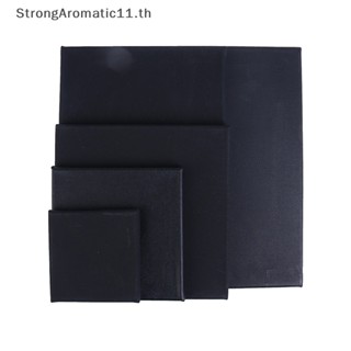 Strongaromatic กรอบบอร์ดเปล่า ทรงสี่เหลี่ยม สีดํา สําหรับใส่น้ํามันบนผ้าใบ