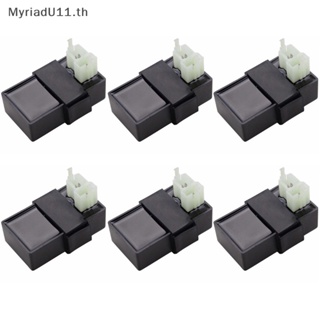 Myriadu กล่องจุดระเบิด CDI 6Pin สําหรับรถสกูตเตอร์ GY6 125cc 150cc Go-Karts Moped ATV