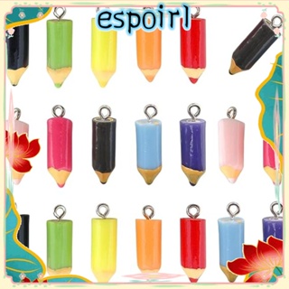 Espo จี้ดินสอเรซิ่น 7*16 มม. 5 สี 30 ชิ้น