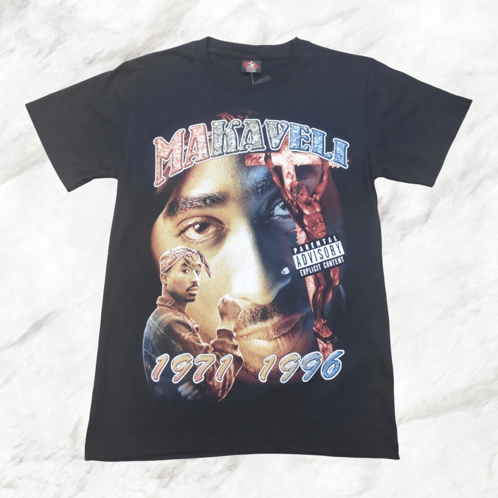 TDM 1781 เสื้อยืด Baju Tupac Rock Yeah