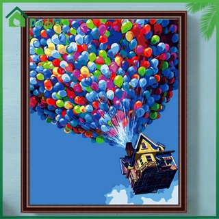 【Doub X ✮】ภาพวาดปักเพชร ทรงกลม ลาย Pixar UP 5D DIY สําหรับตกแต่งบ้าน ✮