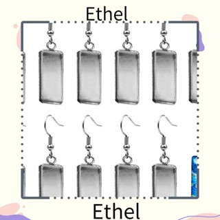 Ethel1 ด้านล่างรองรับ, สี่เหลี่ยมผืนผ้า สเตนเลส เวลา อัญมณี, เครื่องประดับ ทําสร้อยคอ จี้