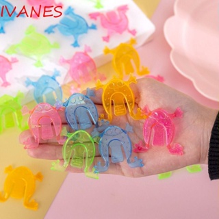 Ivanes กบกระโดดเด้ง พลาสติก สีแคนดี้ คลาสสิก หลากสี ของเล่นสําหรับเด็ก 20 ชิ้น