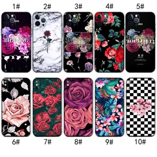 เคสโทรศัพท์มือถือ แบบใส ลายดอกกุหลาบ BIGBANG สําหรับ iPhone 7 8 Plus 11 Pro Max MZD34
