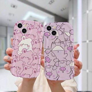 เคสโทรศัพท์มือถือนิ่ม ขอบโค้ง ลายการ์ตูนกระต่าย หมูน่ารัก 3D สําหรับ Infinix Hot 20i 30i 8 9 20 12 30 10 11 Play 8 Lite 9 PRO 11 Plus 10 Lite Note 12 PRO 12 Turbo G96 Smart 5 7 4 6 Plus 5PRO