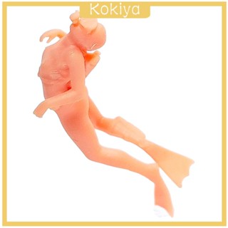 [Kokiya] โมเดลฟิกเกอร์นักดําน้ํา 1/64 DIY สําหรับตกแต่งสวน