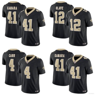 Hq1 NFL New Orleans Saints F.U.S.E. เสื้อกีฬาแขนสั้น ลายทีมฟุตบอล Jersey Kamara Carr Olave พลัสไซซ์ QH1