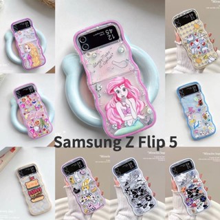 เคสโทรศัพท์มือถือ แบบนิ่ม ลายการ์ตูนนางเงือก กันกระแทก สําหรับ Samsung Galaxy Z Flip5 5G Z Flip5