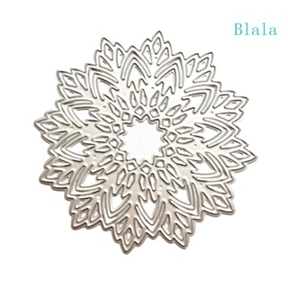 Blala แผ่นแม่แบบโลหะ ตัดลายนูน สําหรับตกแต่งสมุดภาพ DIY