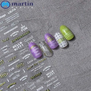 Martin สติกเกอร์ติดเล็บ ลายหน้ายิ้ม สีชมพู สําหรับตุ๊กตาบาร์บี้ Y2K