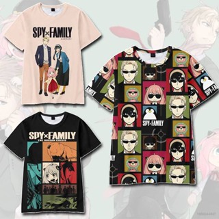 เสื้อยืดแขนสั้นลําลอง พิมพ์ลายกราฟฟิคอนิเมะ The Forger SPY x FAMILY น่ารัก พลัสไซซ์ สําหรับผู้ชาย และผู้หญิง