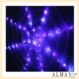 Alma โคมไฟ LED รูปบ้านผีสิง อารานีด เรืองแสง กันน้ํา สําหรับแขวนตกแต่งปาร์ตี้ฮาโลวีน