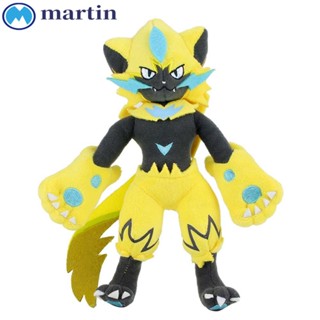 Martin หมอนตุ๊กตานุ่ม รูปการ์ตูนโปเกม่อน Zeraora ผ้าฝ้าย ของขวัญ สําหรับตกแต่งบ้าน