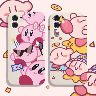 Kirby of the Stars เคสไอโฟน 11 12 13 14 pro max เคส cute iPhone 7 8 Plus Se2020 8พลัส case X Xr Xs Max phone cover