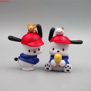 Darnell โมเดลฟิกเกอร์ Pochacco DIY ของเล่นสําหรับเด็ก 2 ชิ้น ต่อชุด