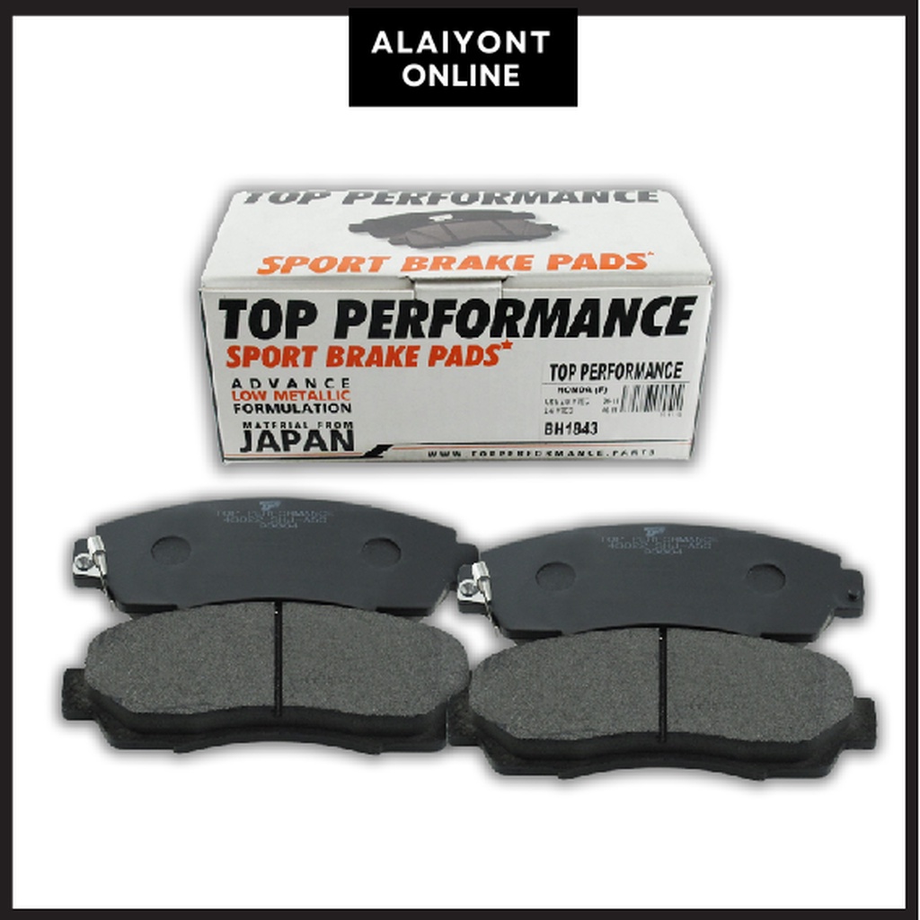 (ประกัน 3 เดือน) ผ้าเบรค หน้า HONDA CRV G3 G4 06-16 / ODYSSEY 03-ON / STEPWAGON 13-ON - TOP PERFORMA