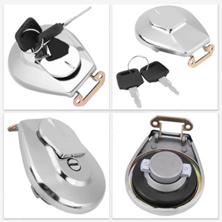 ⚡NEW 8⚡Gas Fuel Tank Cap For Honda VF750C VF750 VF 750 700 With 2 Keys Stainless steel