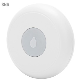 SN6 เครื่องตรวจจับการรั่วไหลของน้ำ Zigbee Wireless Intelligent Linkage Alarm สำหรับห้องนั่งเล่นในครัว Tuya