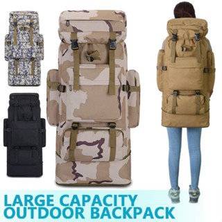 85L Durable Waterproof Camping Backpack Large Bag Breathable Rucksack Outdoor