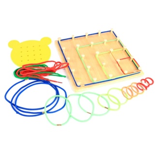 Youn เกมกระดาน Geoboard ของเล่นเสริมการเรียนรู้ สําหรับเด็กผู้ชาย