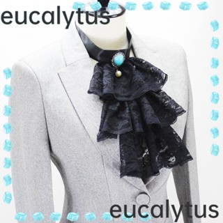 Eucalytus1 ปกเสื้อลูกไม้ แต่งระบาย ถอดออกได้ สําหรับปาร์ตี้