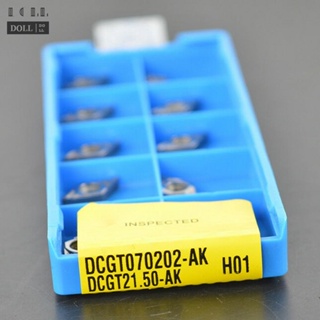 ⭐24H SHIPING ⭐DCGT070202-AK DCGT21.50.5-AK H01 10pcs Set For Aluminum Blade High Grip Strength