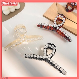 【 Bluelans 】กิ๊บติดผม ประดับไข่มุกเทียม ขนาดใหญ่ สําหรับผู้หญิง ใส่ได้ทุกวัน