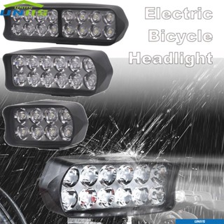 Uniis อะไหล่ไฟหน้าจักรยานไฟฟ้า 12V-80V LED 8 12 16 ดวง