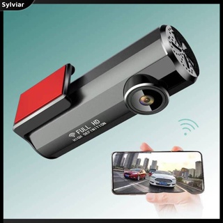 [sylviar] กล้องบันทึกวิดีโอ Wifi 1080p Night Vision Ai ควบคุมด้วยเสียง สําหรับรถยนต์