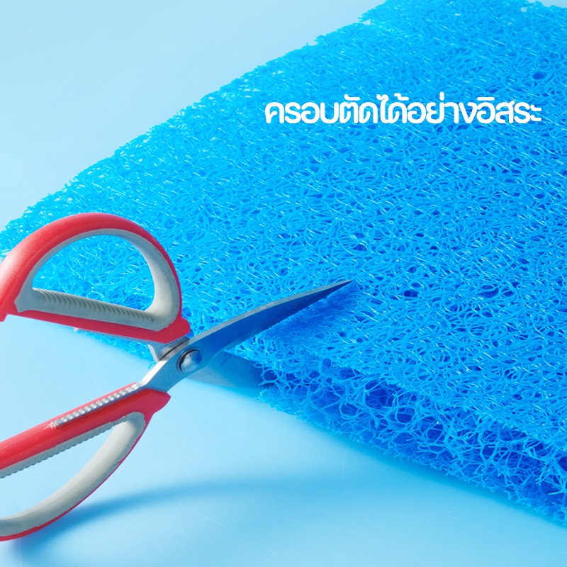 Filter Mat ฟิลเตอร์แมท ใยกรองหยาบรุ่นใหม่ ใยกรองญี่ปุ่นหนาพิเศษ ขนาด50×50×4cm/50×40×4cm ใยกรองตู้ปลาบ่อปลา - รูปที่ 2
