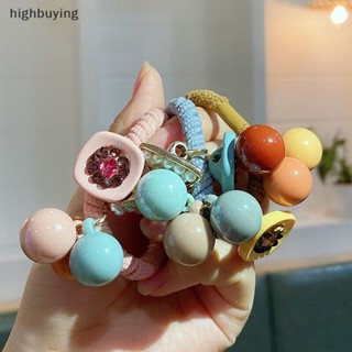 [highbuying] เกาหลี หรูหรา เชือกผม สร้อยข้อมือ Scrunchie ผู้หญิง ยืดหยุ่น ยางรัดผม ใหม่ พร้อมส่ง