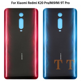 ใหม่ ฝาครอบแบตเตอรี่ 3D ด้านหลัง แบบเปลี่ยน สําหรับ Xiaomi Mi9T Mi 9T Pro K20 Pro