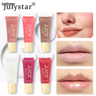 Julystar Fruit Essence Lip Glaze Moisturizing Lip Oil Water Glass ลิปกลอส [icebear]