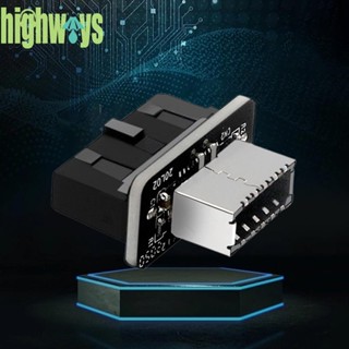 อะแดปเตอร์แปลง USB3.0 19P 20P เป็น TYPE-E TYPE-C สําหรับเมนบอร์ด [highways.th]