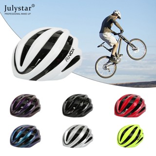 JULYSTAR Rnox แบบบูรณาการ Aerodynamic หมวกกันน็อคจักรยานหมวกกันน็อคจักรยานกลางแจ้งข้ามประเทศหมวกกันน็อคจักรยานเสือภูเขา 54-62 ซม. ปรับได้