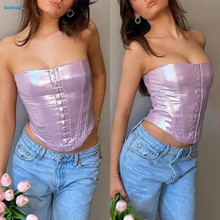 【HODRD】Women Tops Basic Tank Top Blouse Tops Bottoming Tube Wetlook Breathable【Fashion】