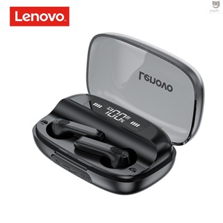 Lenovo QT81 True หูฟังไร้สาย BT 5.0 Mini Earbuds Half In-ear Music Earphone Touch Control 1200mAh กล่องชาร์จ B