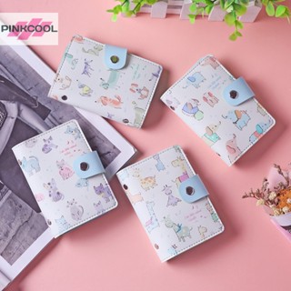 Pinkcool กระเป๋าสตางค์ หนัง PU ลายผลไม้ 26 ช่อง ขนาดใหญ่ จุของได้เยอะ สําหรับใส่บัตรเครดิต บัตรประชาชน