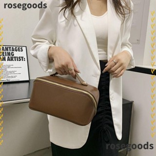 Rosegoods1 กระเป๋าเครื่องสําอาง ความจุขนาดใหญ่