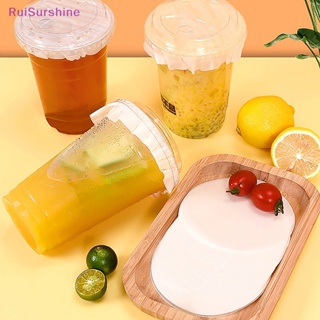 Ruisurshine ใหม่ กระดาษฟิล์มกันรั่วซึม กันรั่วซึม สําหรับแก้วชานม กาแฟ 500 ชิ้น