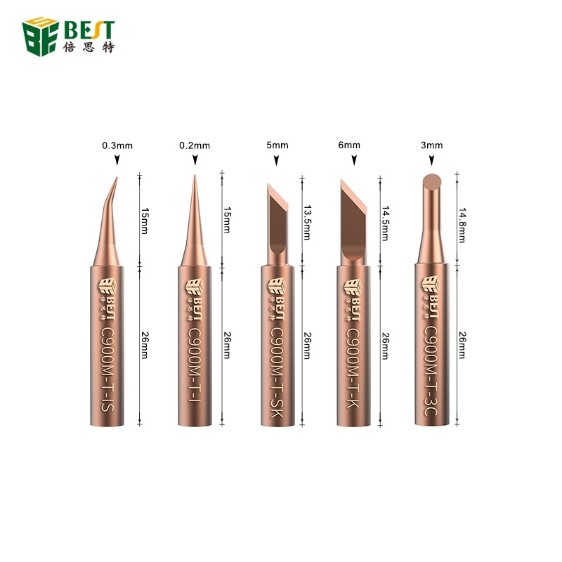 ของแท้ BST-900M-T หัวแร้งบัดกรีทองแดงบริสุทธิ์ พลาสติก คุณภาพดี 5 ชิ้น