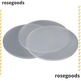 Rosegoods1 แผ่นบอร์ดอะคริลิค ทรงกลม สําหรับตั้งโชว์ DIY 3 ชิ้น