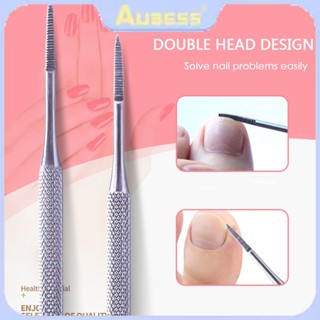 Double-ended Stainless Steel Cuticle Pusher Dead Skin Push Remover สำหรับเล็บเท้าเล็บเครื่องมือทำความสะอาดเล็บ TECH3