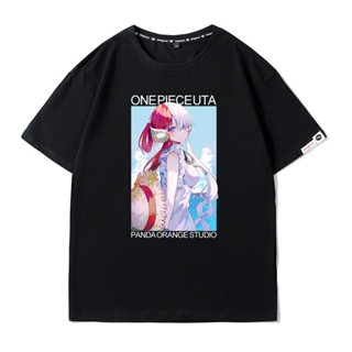 One Piece Uta Anime T-Shirt - ผ้าฝ้ายเสื้อยืดสไตล์อนิเมะที่ไม่ควรพลาด!