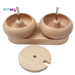 เครื่องสปินเนอร์ลูกปัดชามคู่ สําหรับทําเครื่องประดับ งานฝีมือ DIY