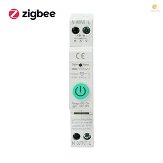 Zigbee เบรกเกอร์วงจรอัจฉริยะ ไร้สาย ควบคุมผ่านแอพ และอุปกรณ์อัตโนมัติ ควบคุมด้วยเสียง สําหรับบ้าน